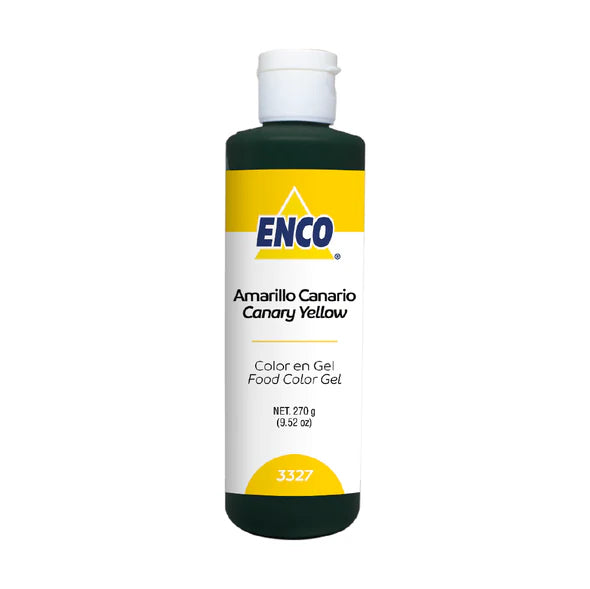 COLOR EN GEL AMARILLO CANARIO 250 GR ENCO