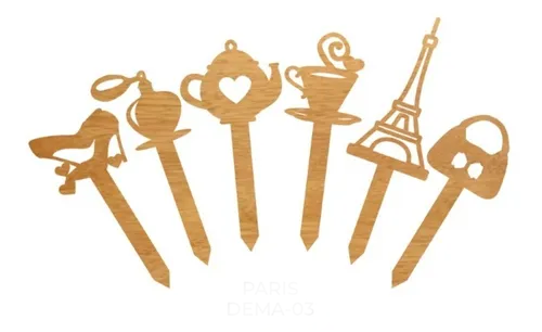 CAKE TOPPER PARIS PARA CUPCAKE MA BAKER