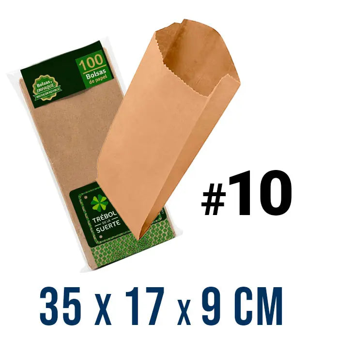 BOLSA PARA PAN #10 PAQUETE CON 100 PZ