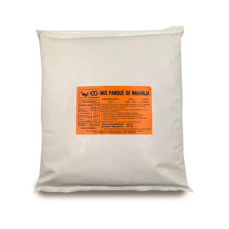 HARINA PREPARADA MIX PANQUE DE NARANJA BULTO 5 KG EUROGERM