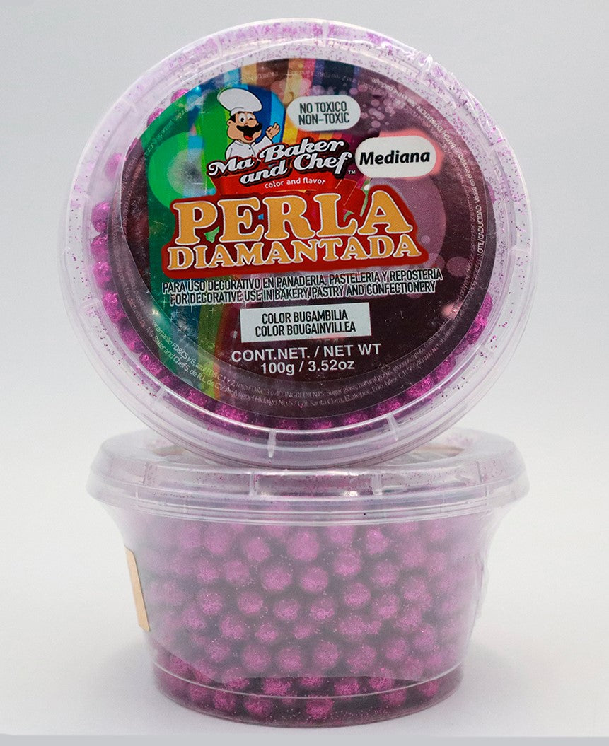 PERLA DIAMANTADA MEDIANA BUGAMBILIA 100GR MA BAKER