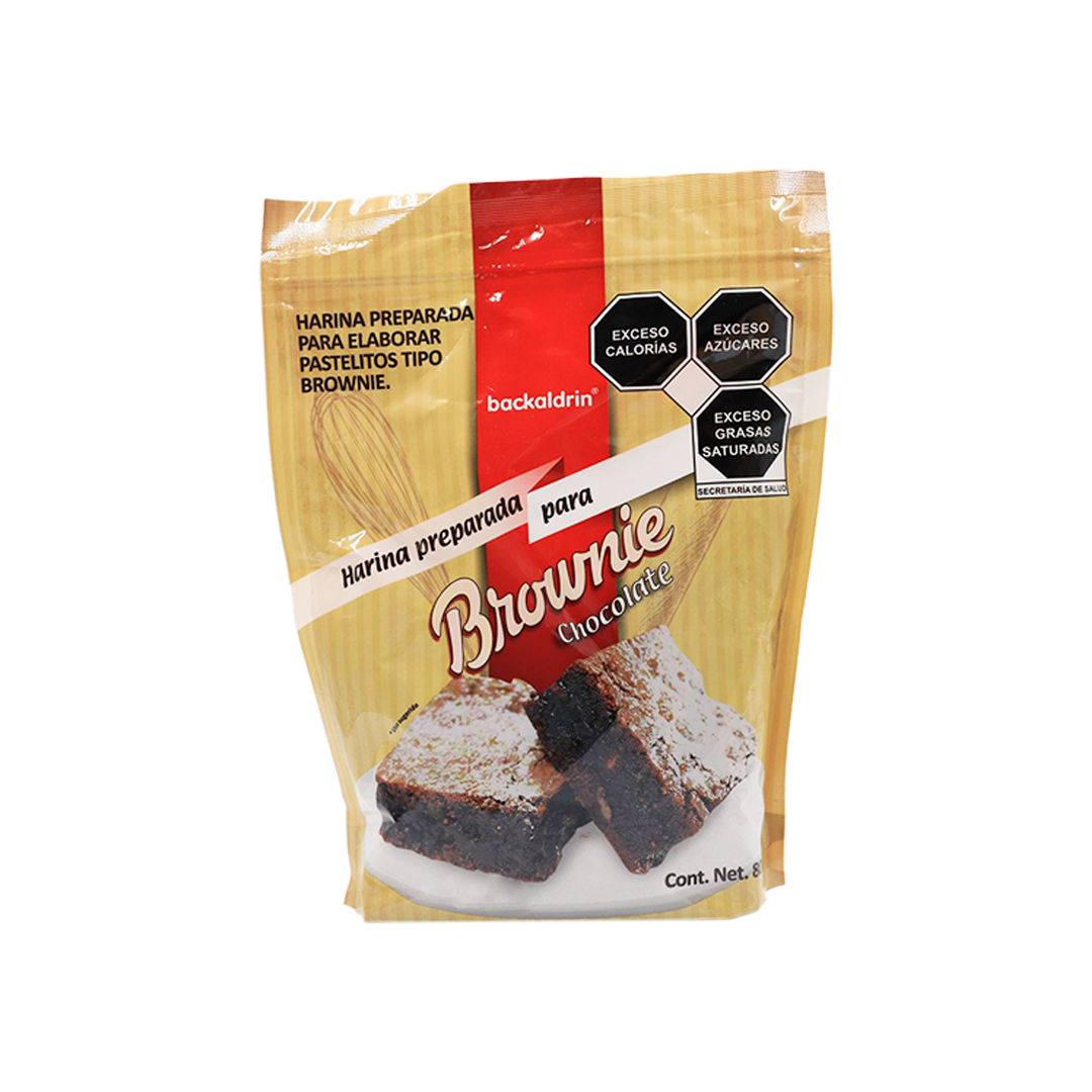 HARINA PREPARADA MIX BROWNIE 800 GR BACKALDRIN