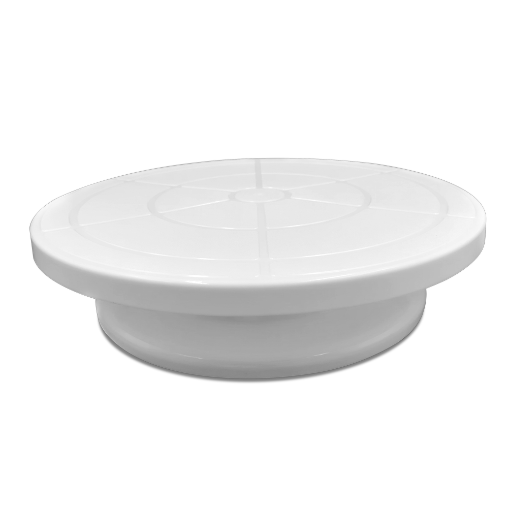 BASE GIRATORIA PLASTICO BLANCA 28 CM ALEGRIA