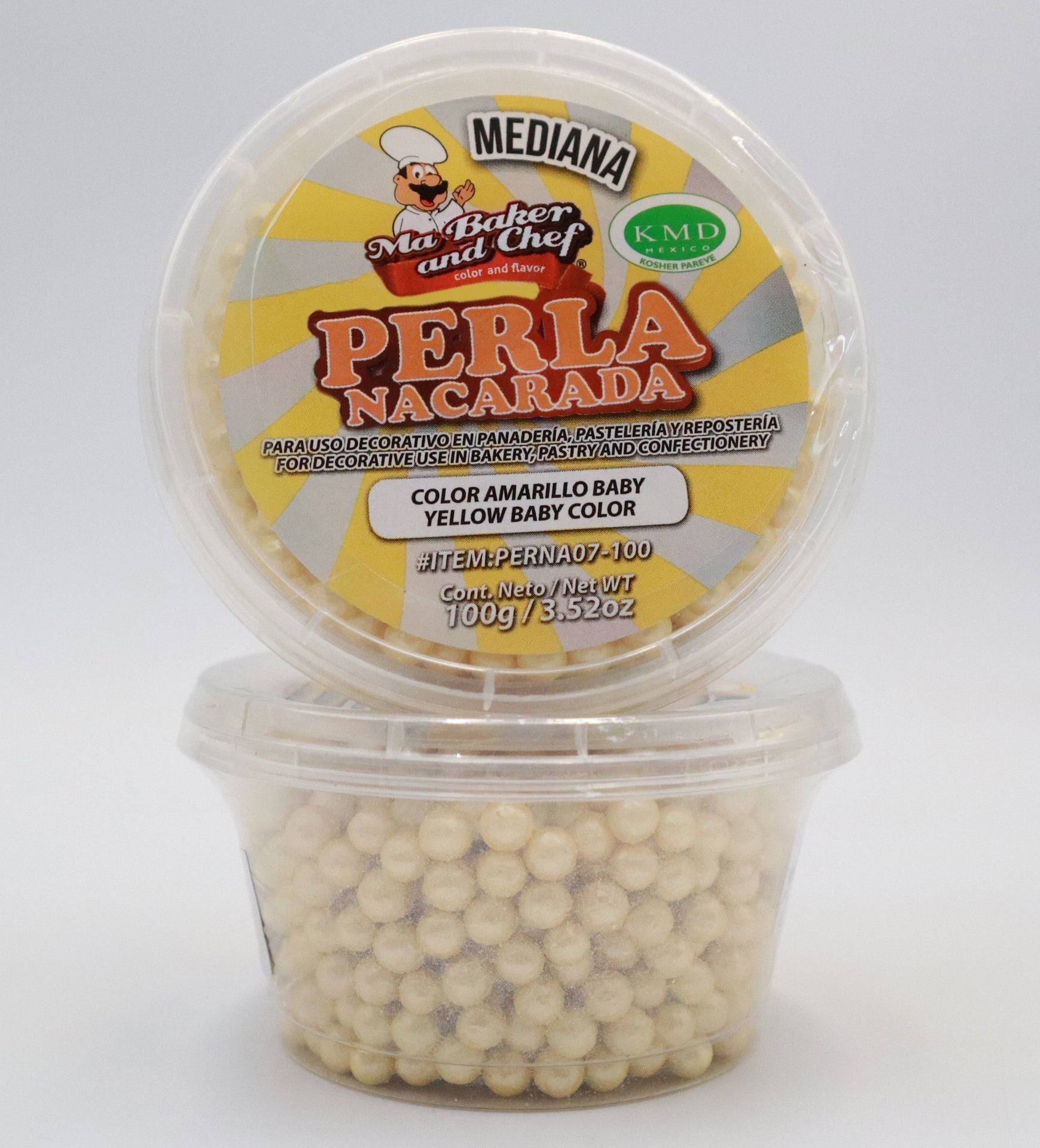 PERLA NACARADA MEDIANA AMARILLO BABY MA BAKER