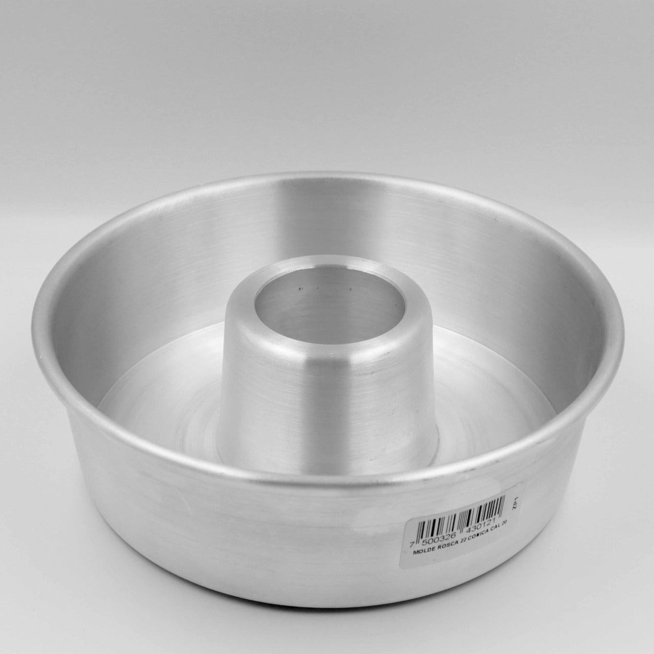 MOLDE ROSCA CONICA ALUMINIO ALTO 9 X 22 CM CAL 20 ACSA ZP1