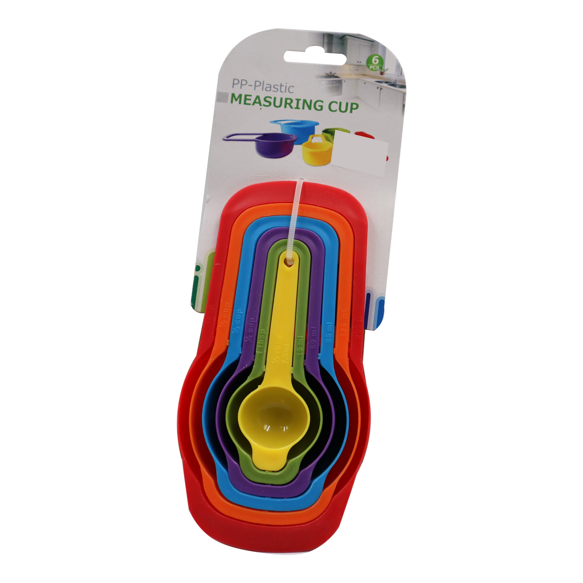 JUEGO DE TAZAS MEDIDORAS 6 PIEZAS MARSE UT171 – Distribuidora Del Pastelero