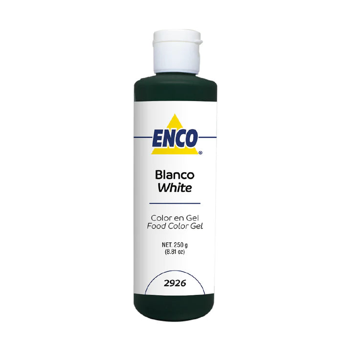 COLOR EN GEL BLANCO 250 GR ENCO