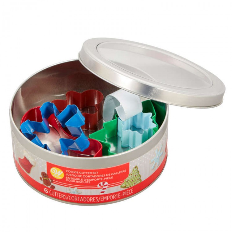 CORTADOR GALLETAS METALICO FORMAS NAVIDEÑAS MINI