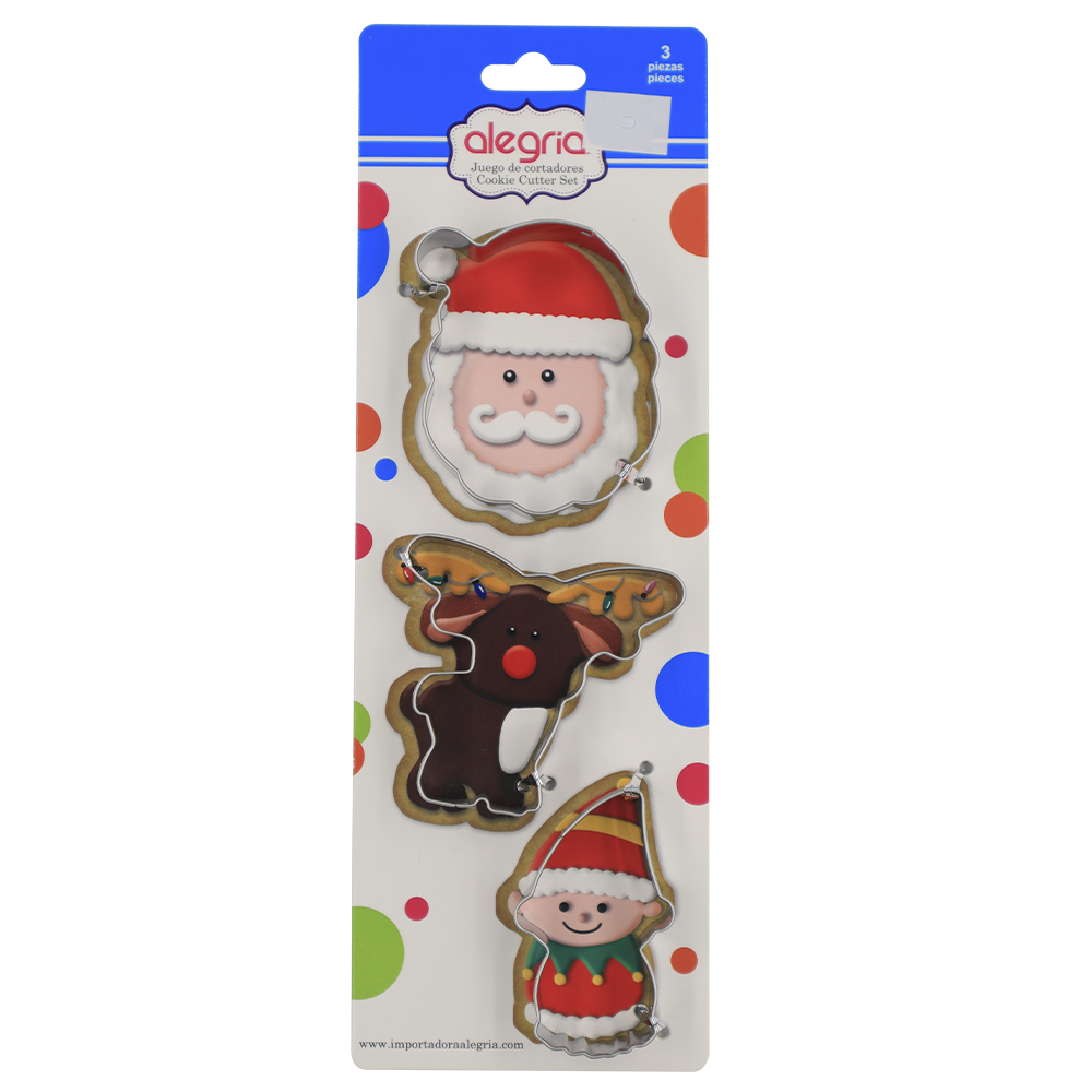 CORTADOR GALLETAS ACERO INOXIDABLE RENO, SANTA DUENDE