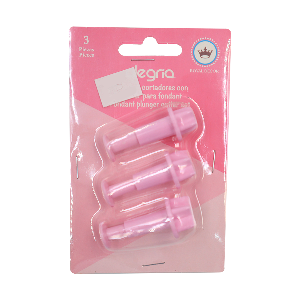 CORTADOR EYECTOR PLASTICO FONDANT ESTRELLA ALEGRIA