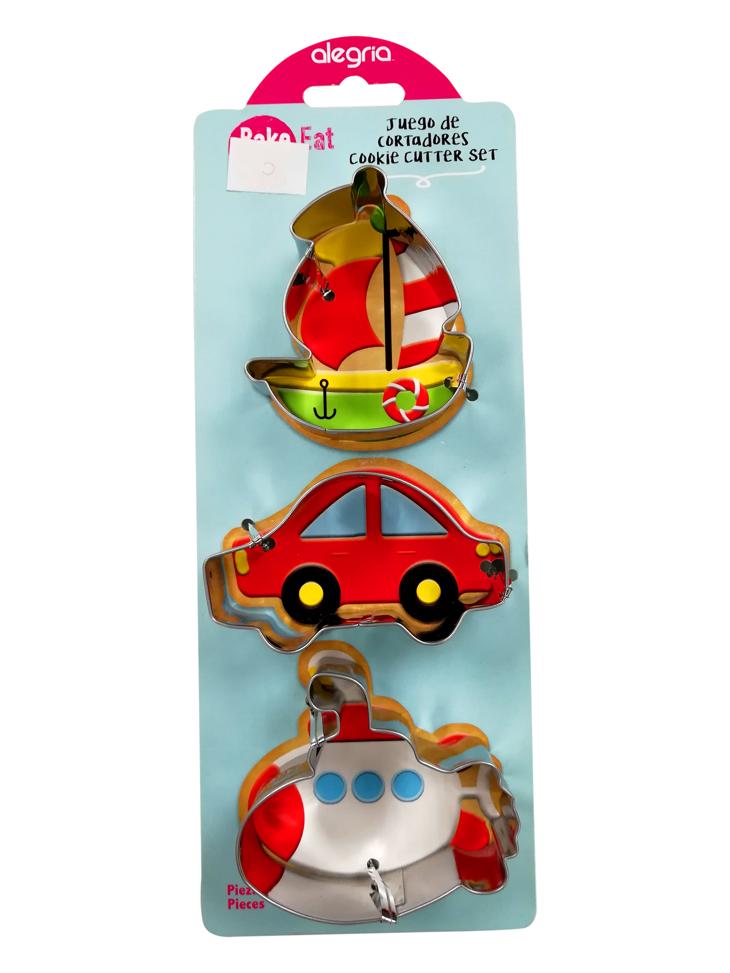 CORTADOR GALLETAS EYECTOR CARRO, BOTE, SUBMARINO