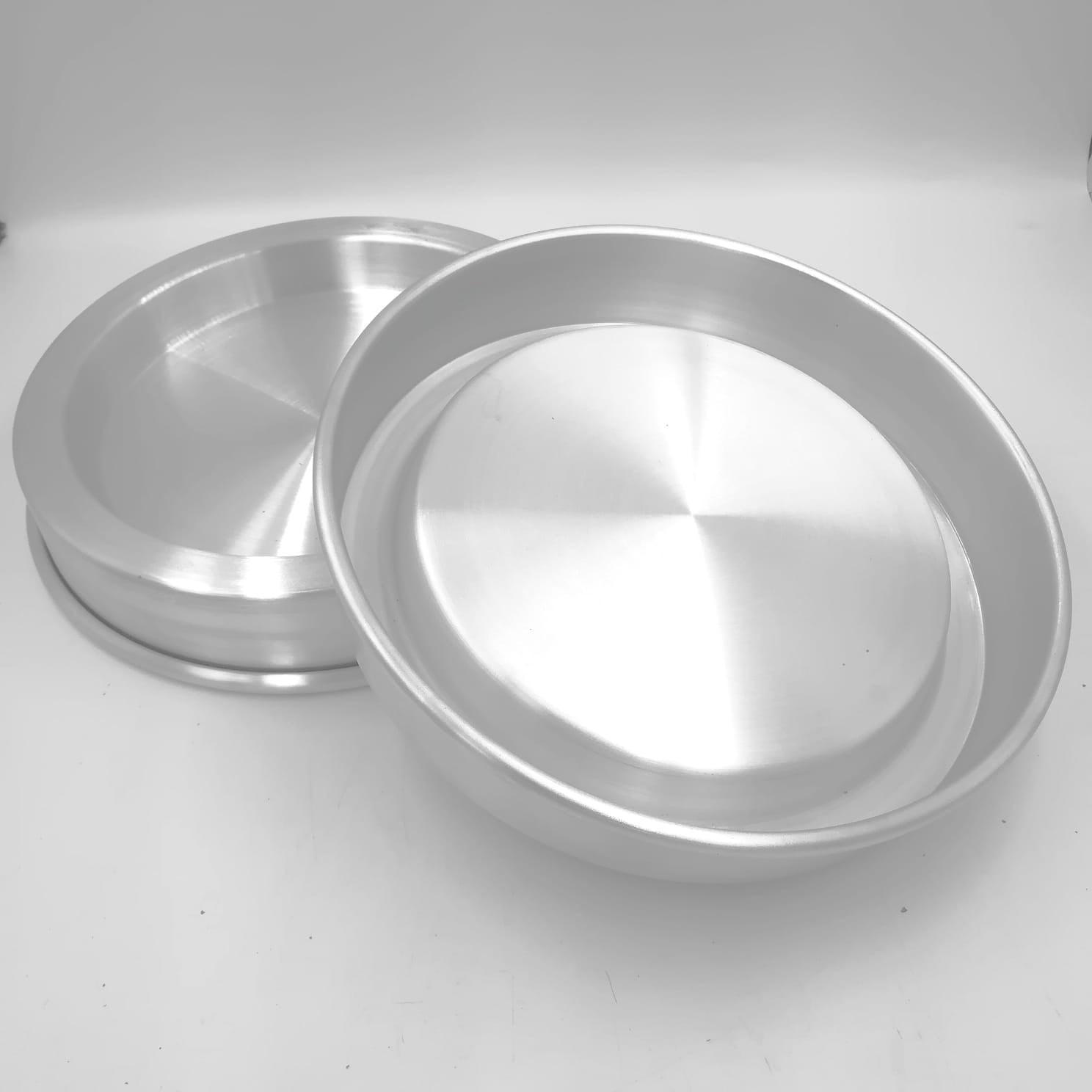 JUEGO PAR MOLDES RELLENABLES ALUMINIO 24 CM CAL 24 ACSA ZS48