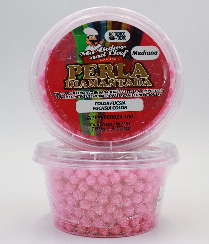PERLA DIAMANTADA MEDIANA FUCSIA MA BAKER
