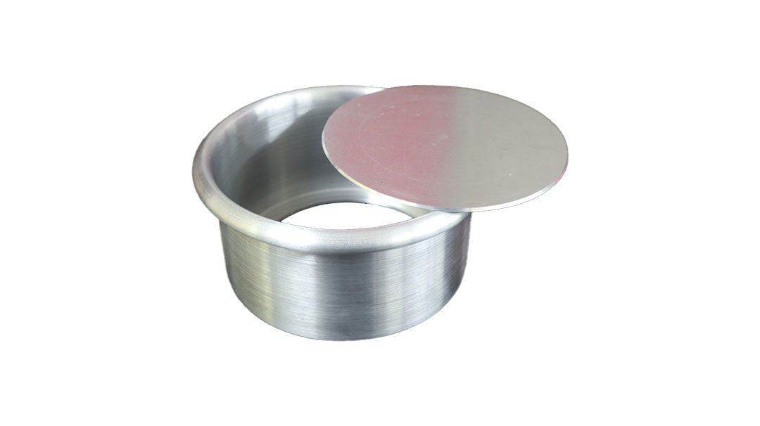 MOLDE REDONDO DESMONTABLE ALUMINIO ALTO 7.5 X 08 CM CAL 18