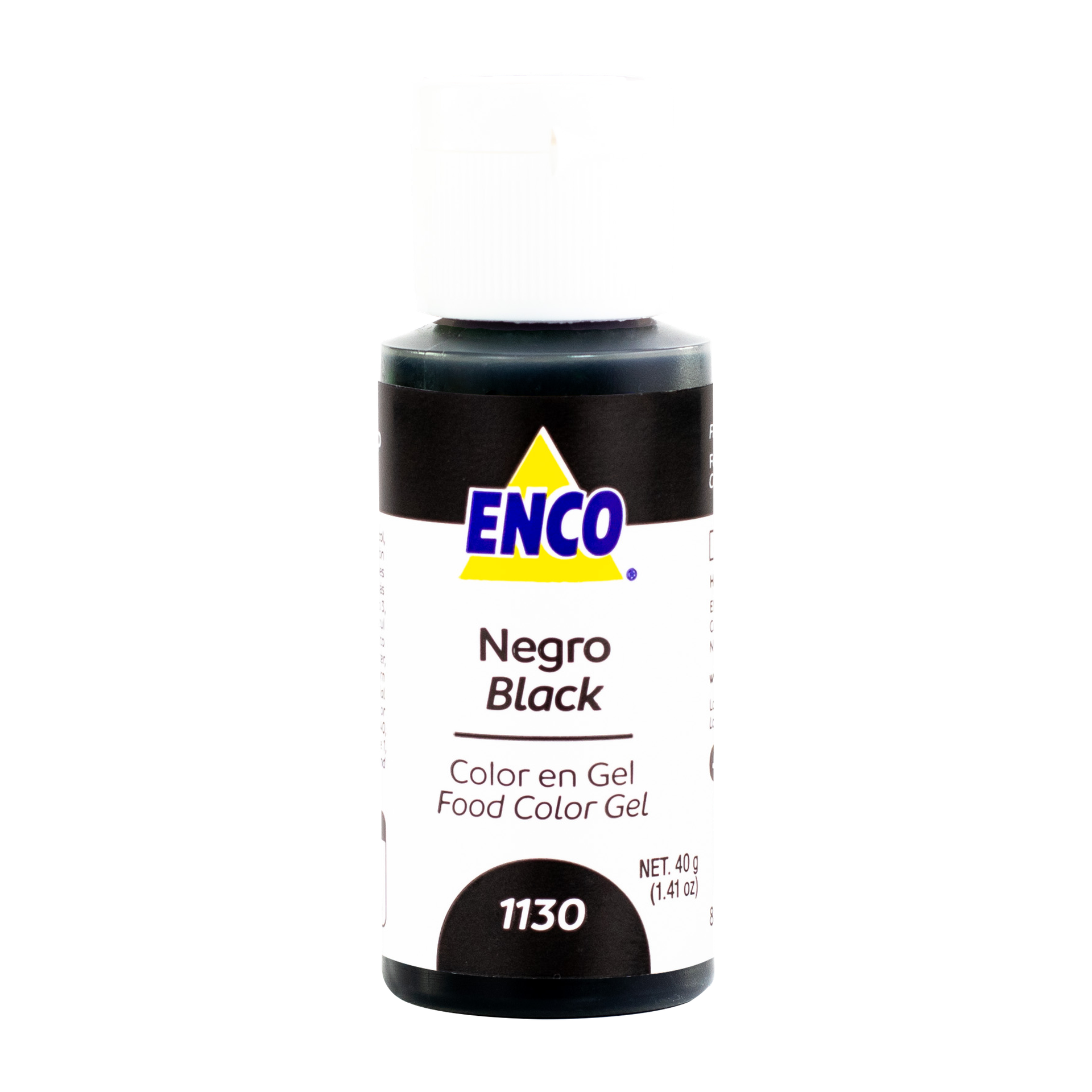 COLOR EN GEL NEGRO 40 GR ENCO
