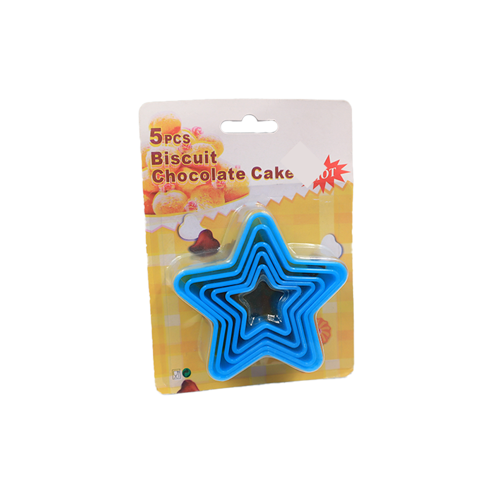 JUEGO DE CORTADORES ESTRELLAS 5 PIEZAS MARSE CM101