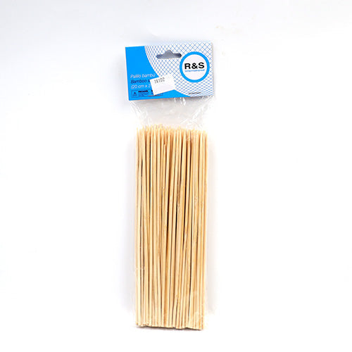 PALILLOS PARA BROCHETA DE BAMBU 20 CM GRUESO ALEGRIA 52-505