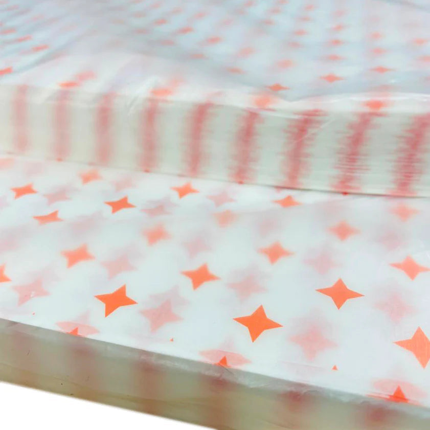 PAPEL SILICONADO ROMBOS 61 X 41 CM ROLLO 10 PLIEGOS WILTON