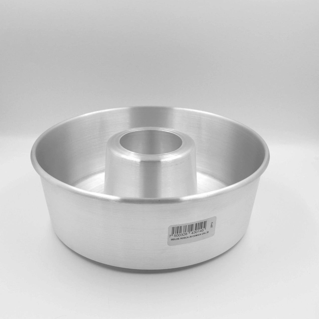 MOLDE ROSCA CONICA ALUMINIO ALTO 9 X 26 CM CAL 20 ACSA ZP3