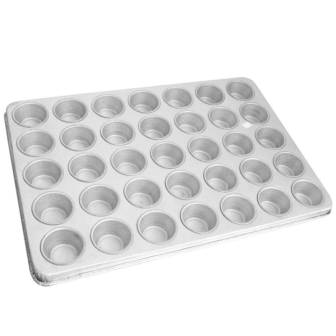 CHAROLA MANTECADA ZINTROALUM 35 CAVIDADES 45 X 65 CM ACSA