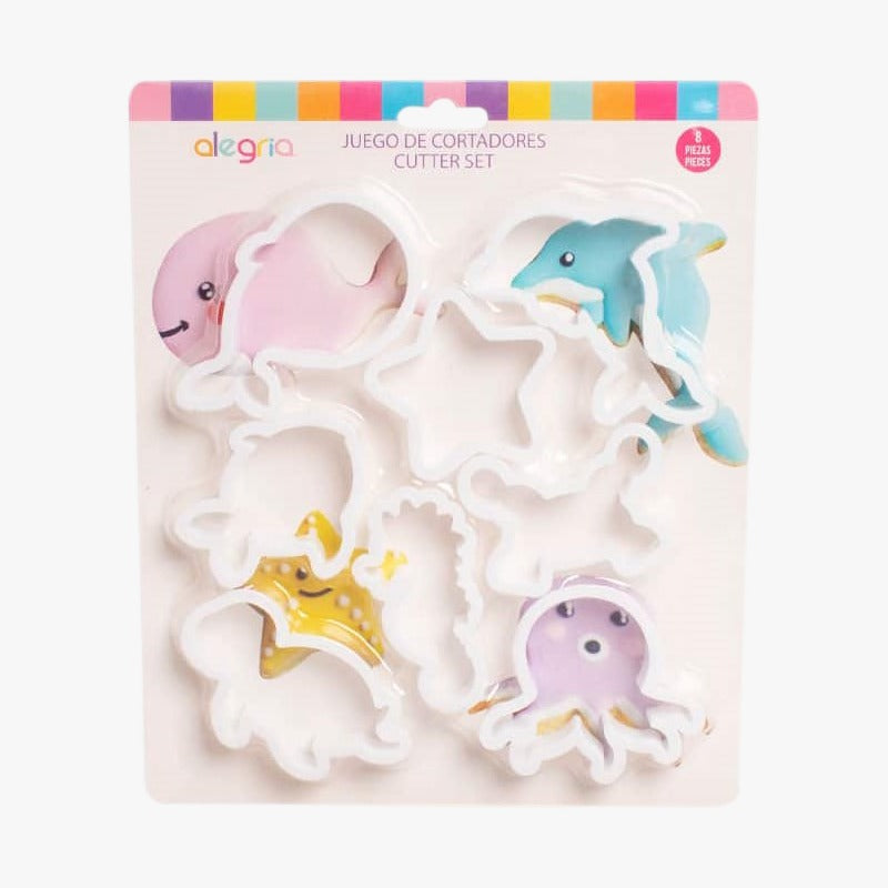 CORTADOR GALLETAS ANIMALITOS MARINOS ALEGRIA