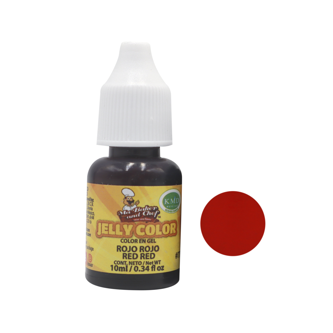 COLOR GEL ROJO ROJO 10 ML MA BAKER