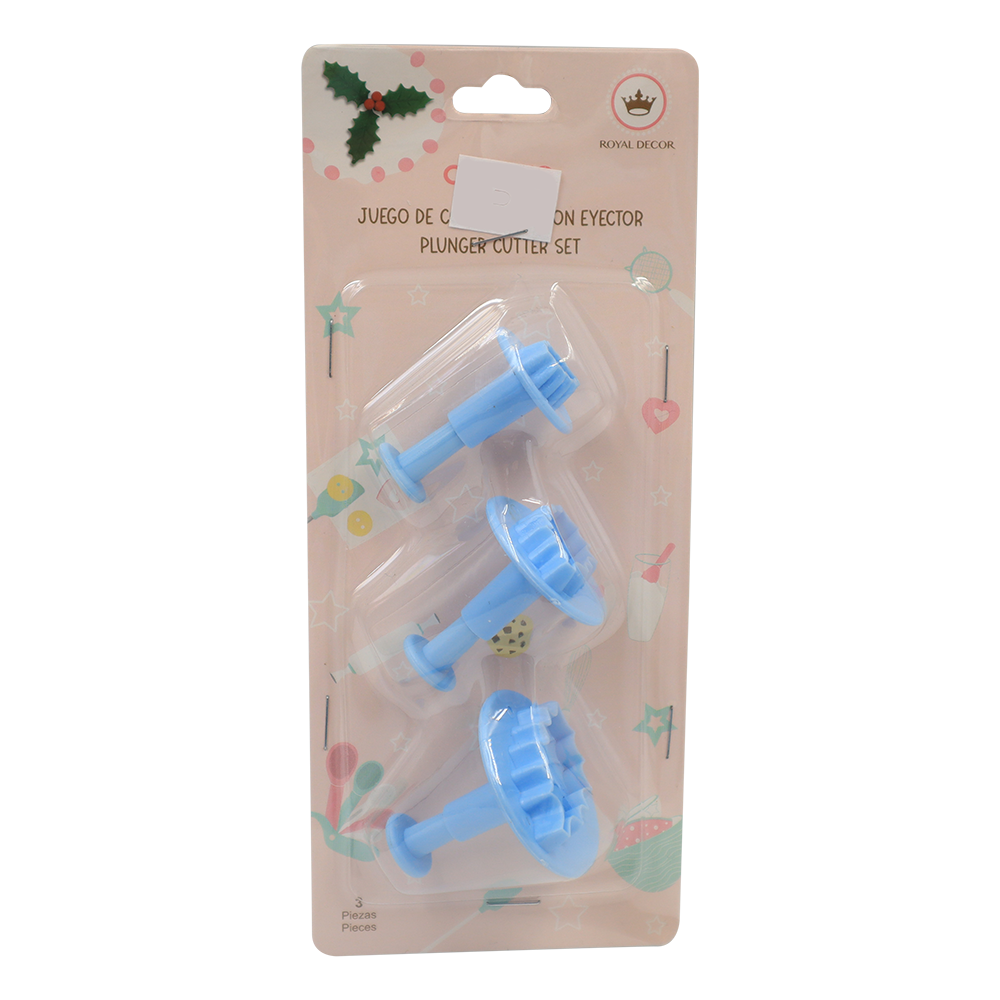 CORTADOR CON EYECTOR HOJA DE MUERDAGO ALEGRIA