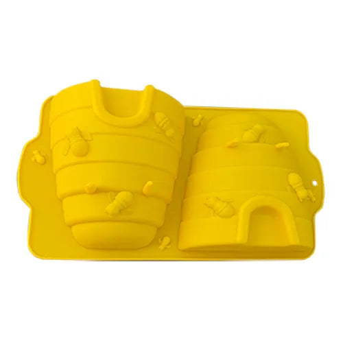MOLDE SILICÓN PANAL ABEJA 2 CAVIDADES ALEGRIA SIL001069