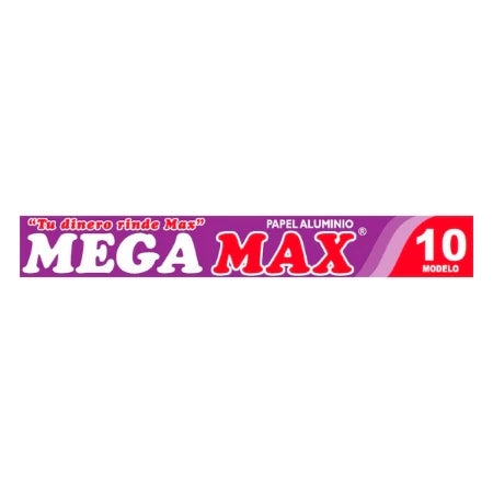 PAPEL ALUMINIO MODELO 10 ROLLO 34 GR CAL.12 MIRAS MEGAMAX