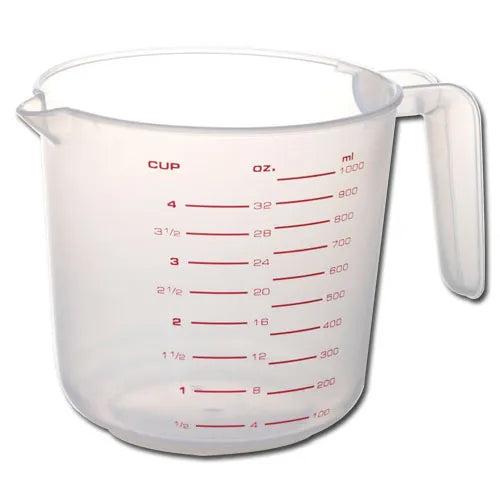 TAZA MEDIDORA 1 LITRO PLASTICO ALEGRIA 4-0301