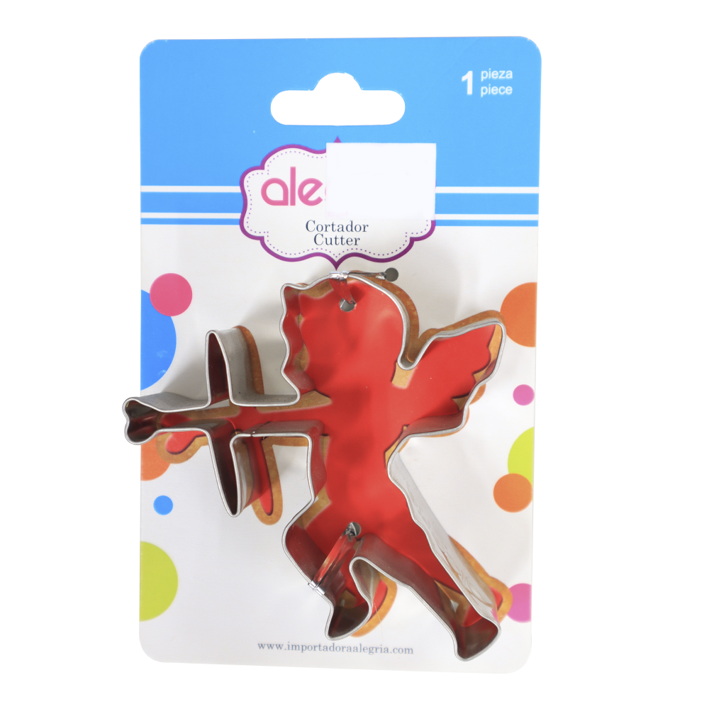 CORTADOR GALLETAS METALICO CUPIDO 7.5 CM ALEGRIA