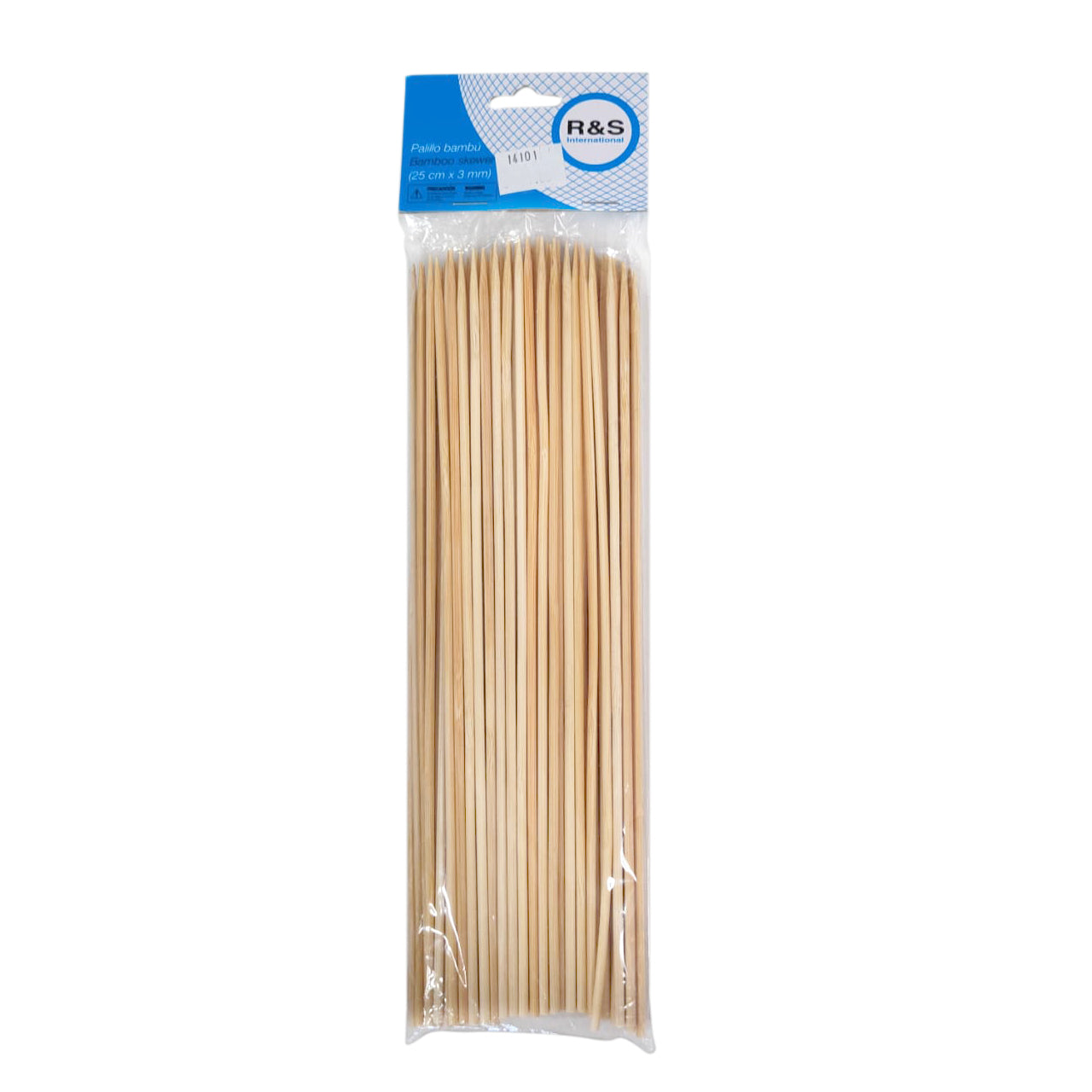 PALILLOS PARA BROCHETA DE BAMBU 25 CM GRUESO ALEGRIA 52-504