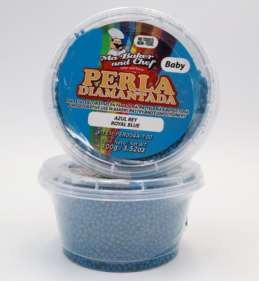 PERLA DIAMANTADA BABY AZUL REY MA BAKER