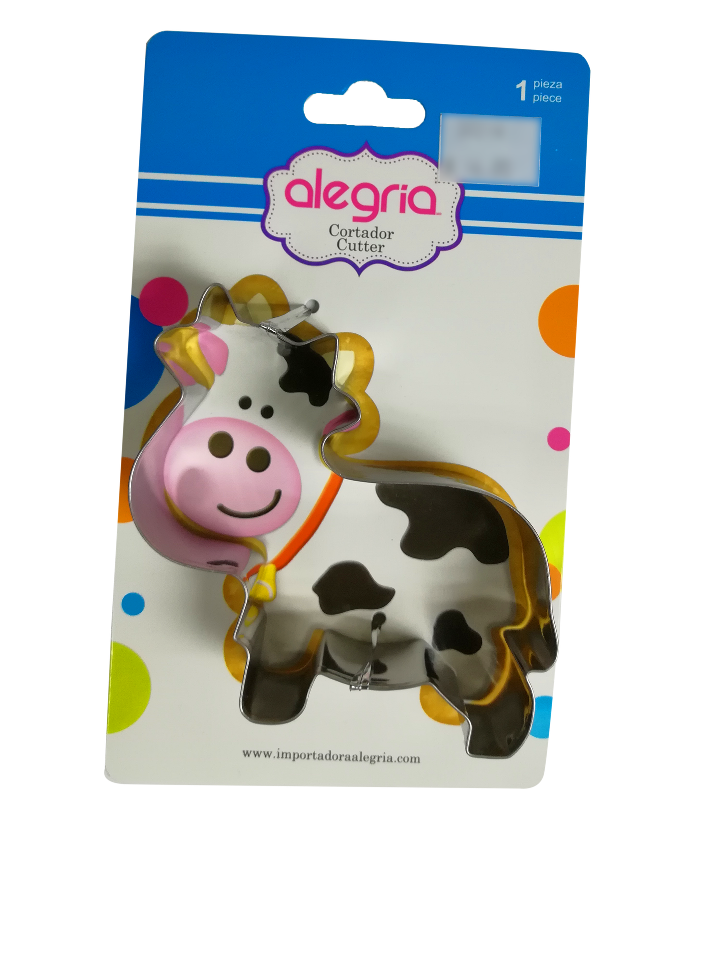 CORTADOR GALLETAS ACERO INOXIDABLE VAQUITA ALEGRIA