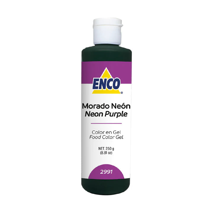COLOR EN GEL MORADO NEON 250 GR ENCO