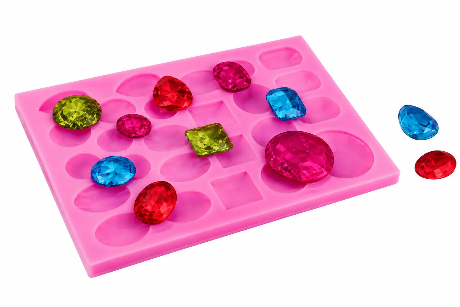 MOLDE SILICON PIEDRAS PRECIOSAS 24 CAV BAKE DARLING 63-223