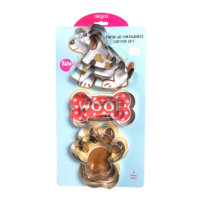 CORTADOR GALLETAS ACERO INOXIDABLE PERRO, HUESO