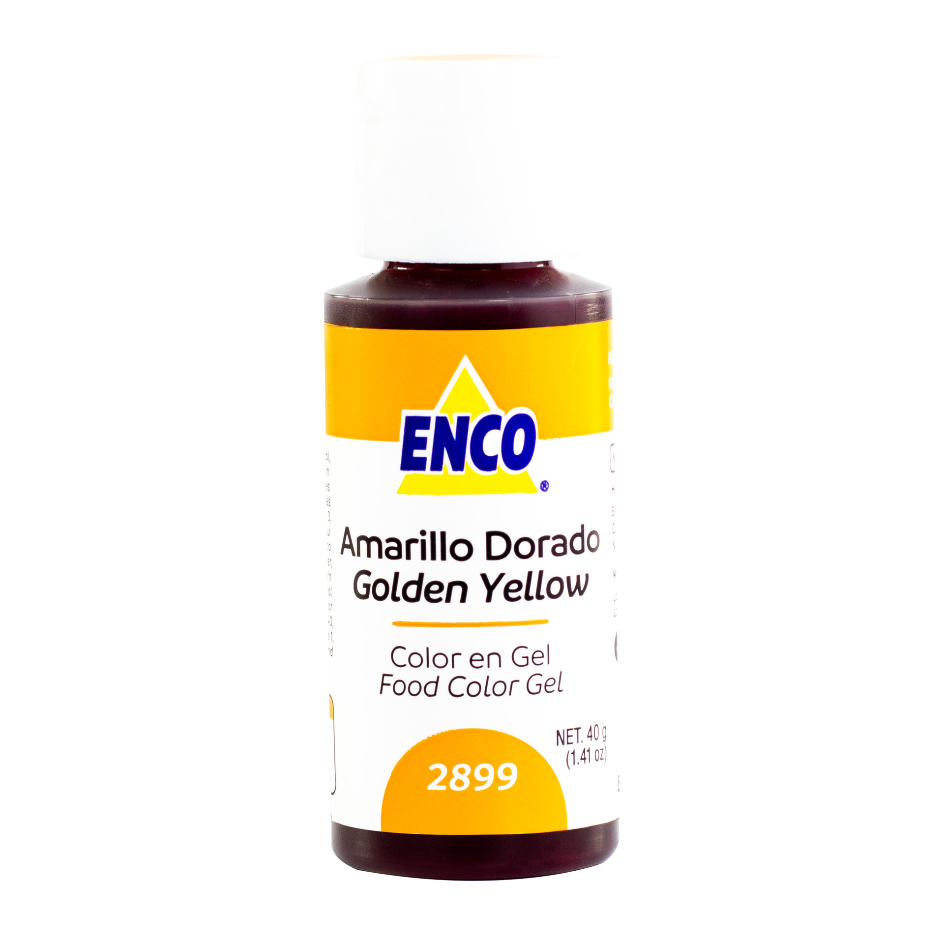 COLOR EN GEL AMARILLO DORADO 40 GR ENCO