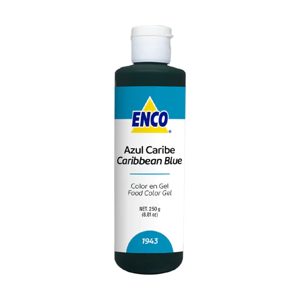 COLOR EN GEL AZUL CARIBE 250 GR ENCO