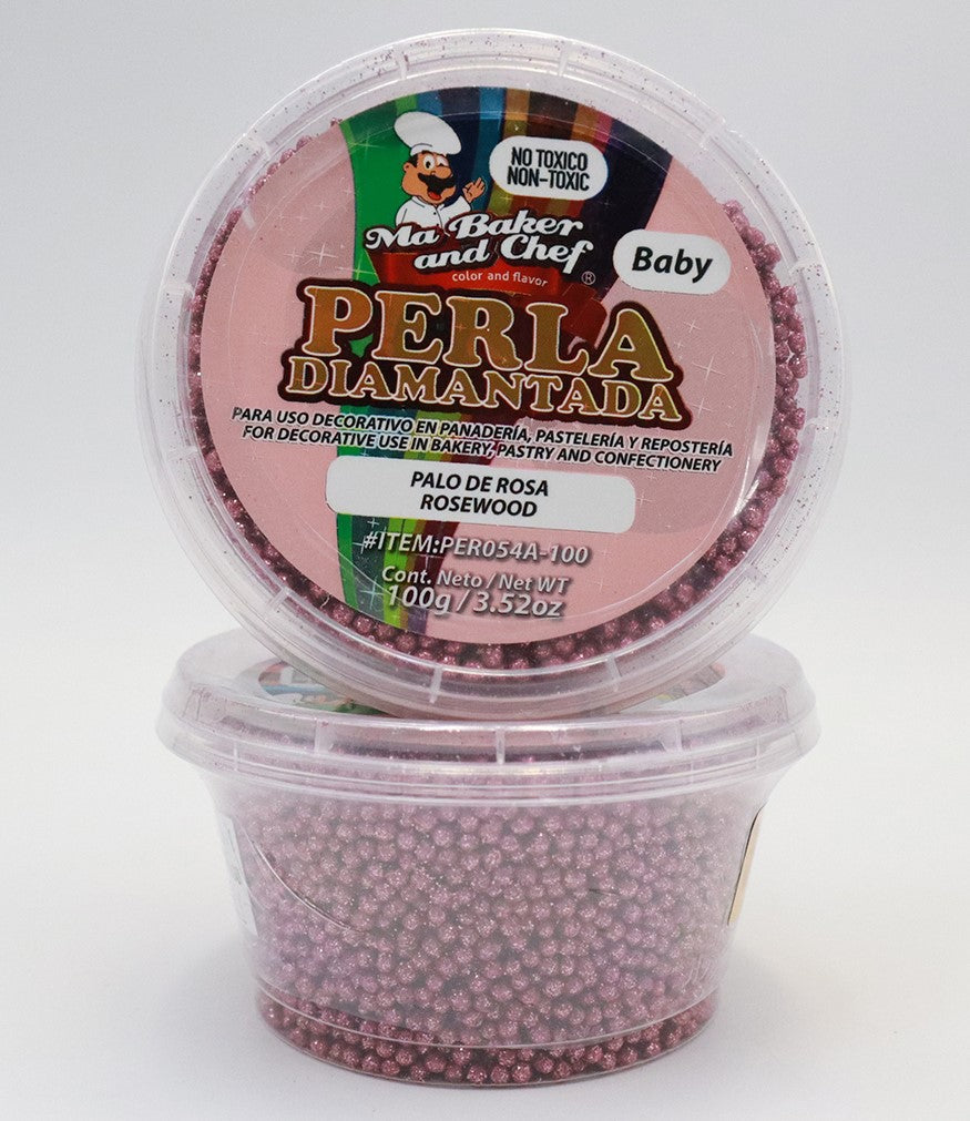 PERLA DIAMANTADA BABY PALO DE ROSA MA BAKER
