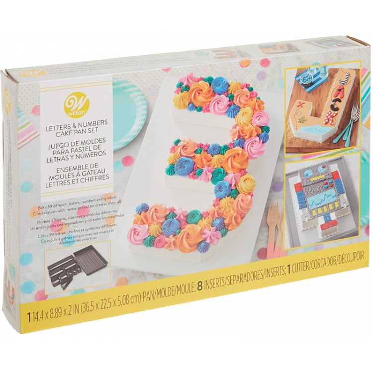 MOLDE CREADOR NUMEROS Y LETRAS WILTON