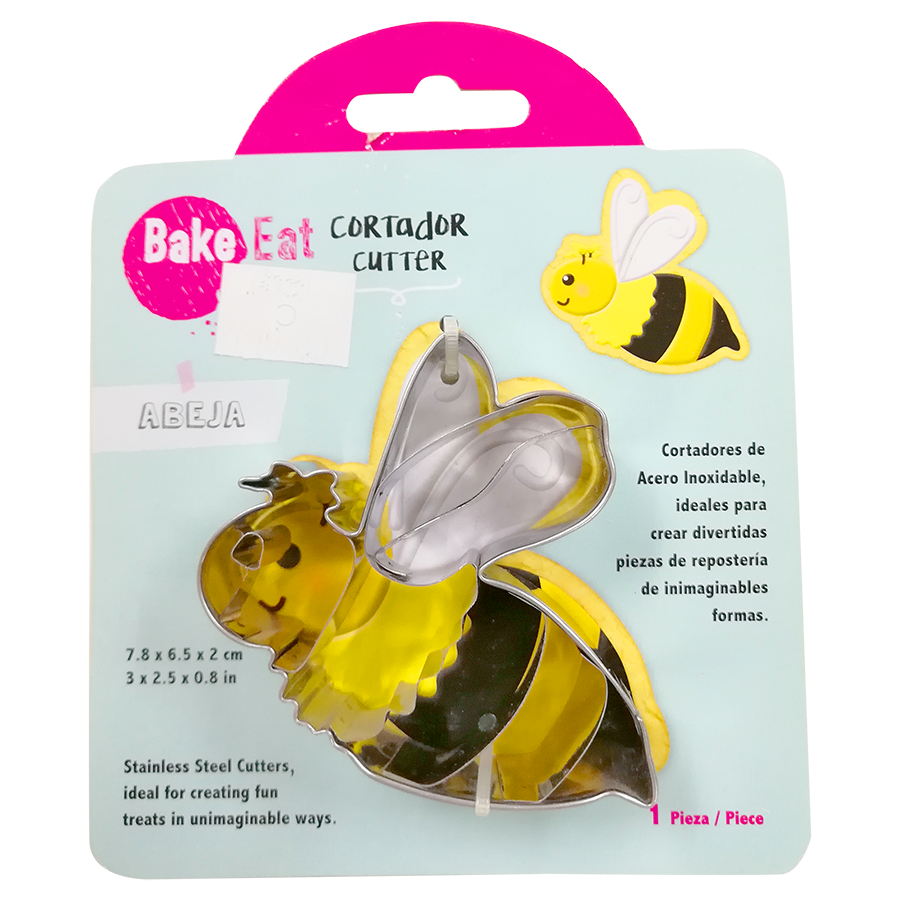 CORTADOR GALLETAS ACERO INOXIDABLE ABEJA ALEGRIA