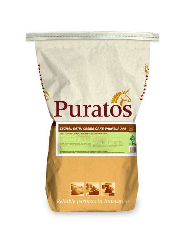 HARINA PREPARADA CREAM CAKE VAINILLA BULTO 25 KG PURATOS