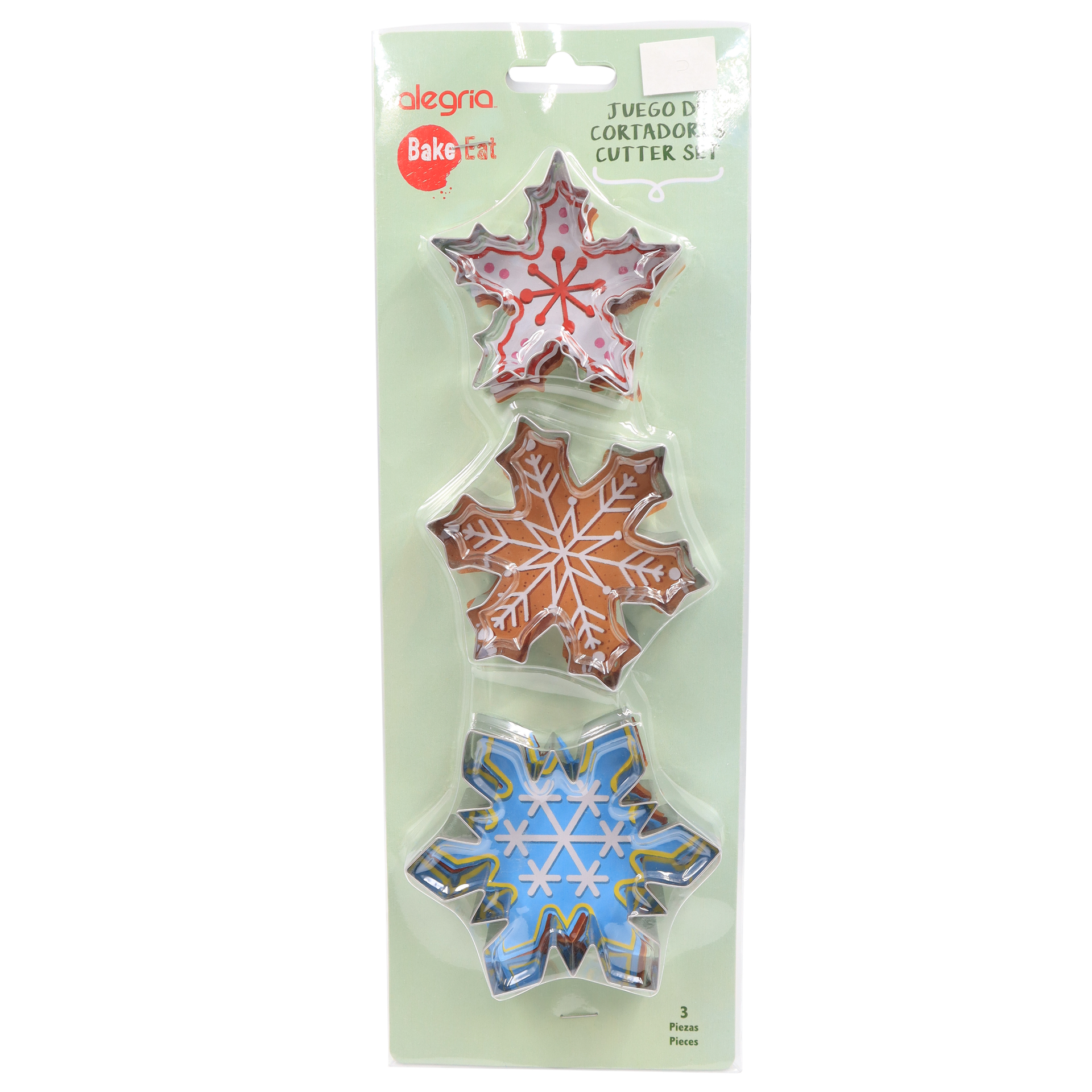 CORTADOR GALLETAS ACERO INOXIDABLE COPOS DE NIEVE