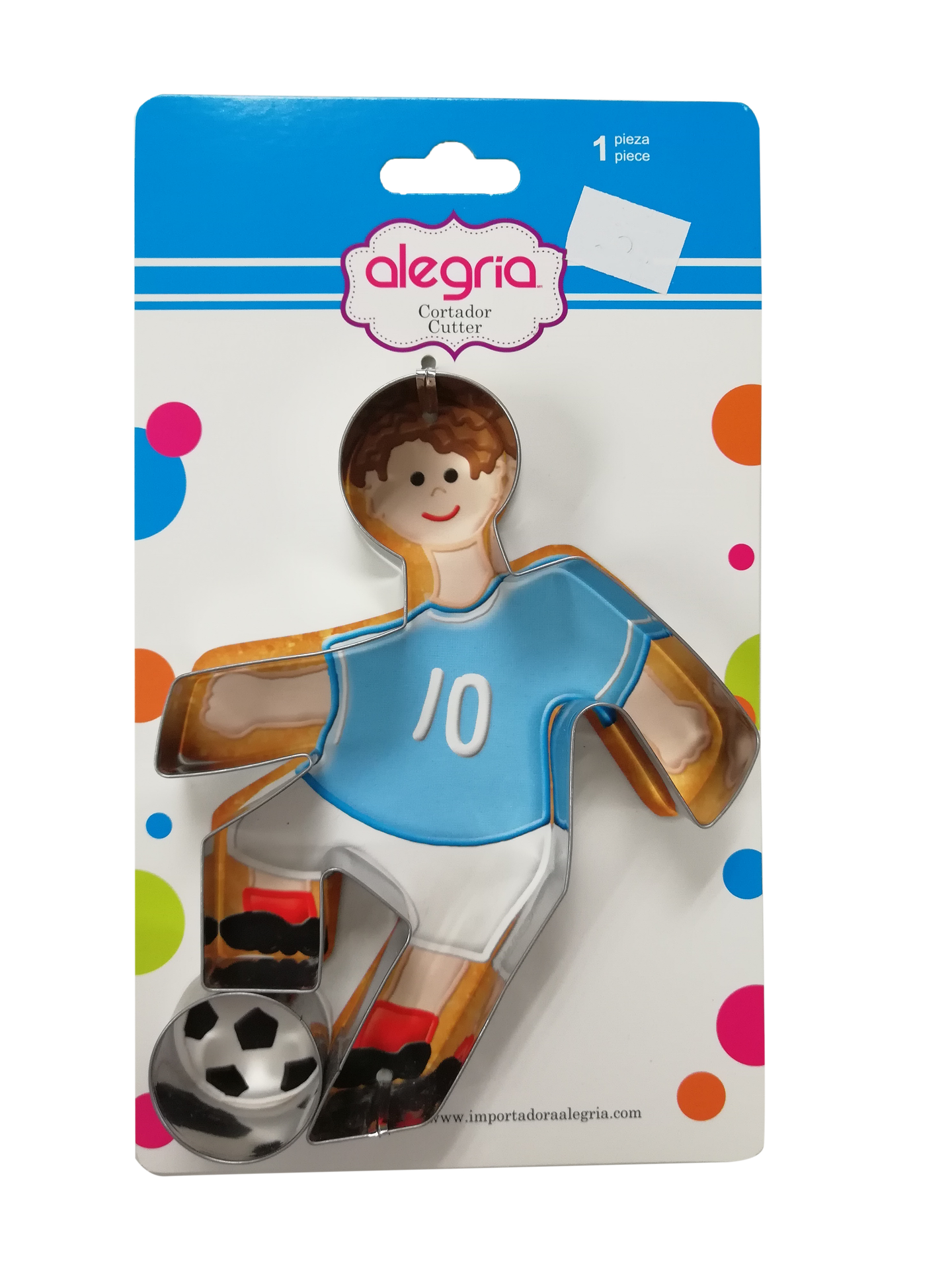 CORTADOR GALLETAS ACERO INOXIDABLE JUGADOR 15.2CM