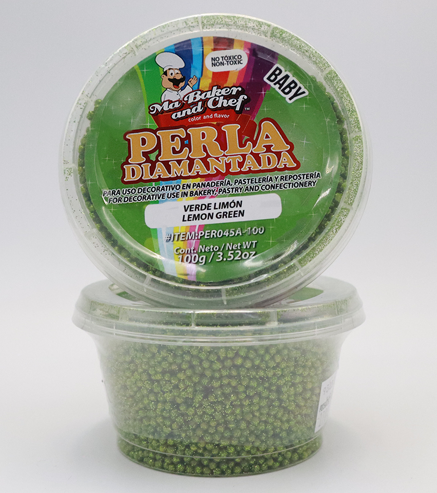 PERLA DIAMANTADA BABY VERDE LIMON MA BAKER