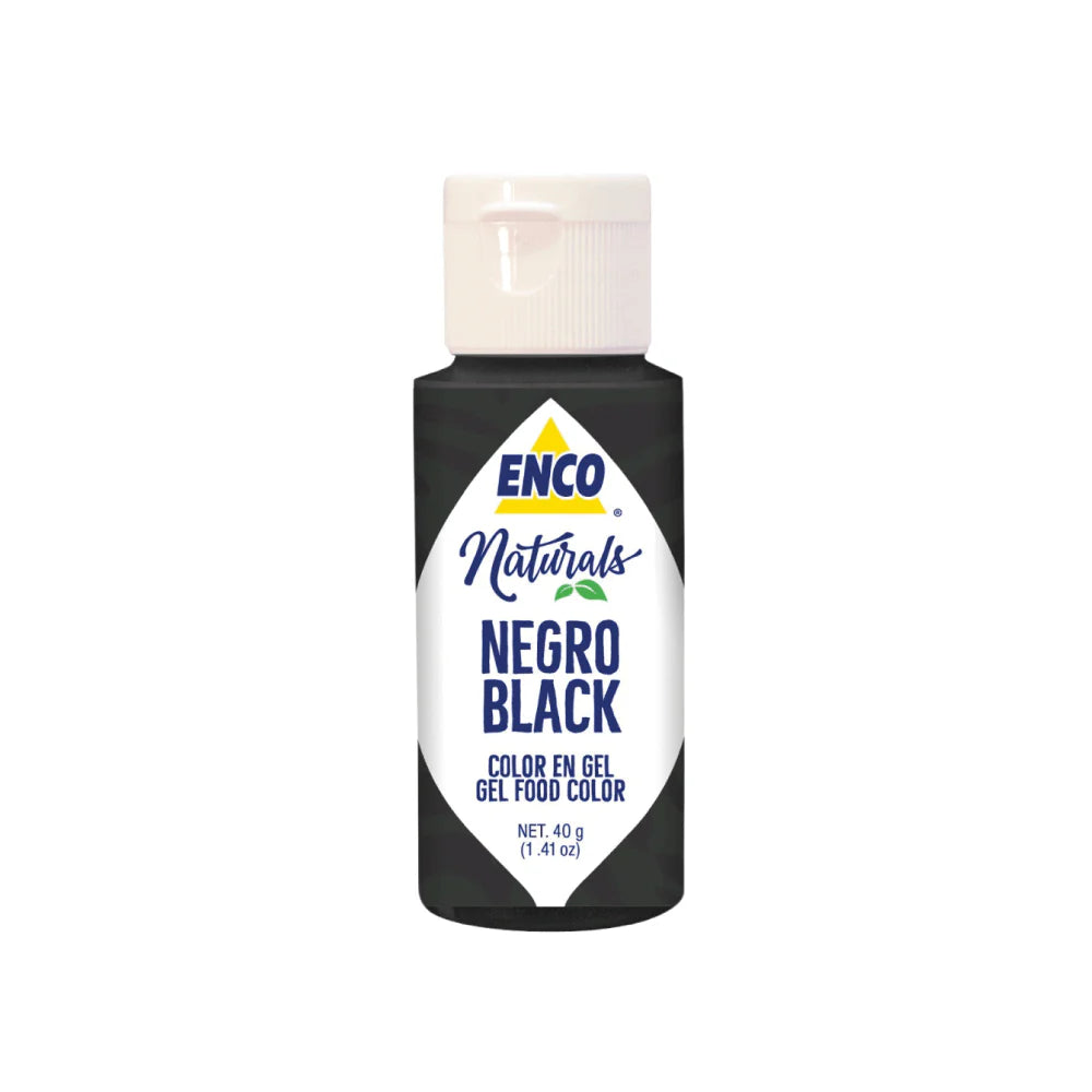 COLOR EN GEL NATURAL NEGRO 40 GR ENCO