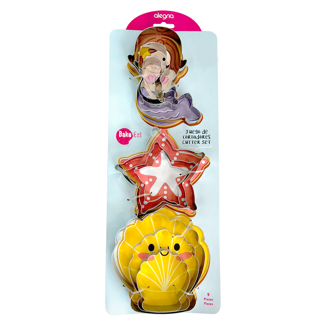 CORTADOR GALLETAS ACERO INOXIDABLE SIRENA, CONCHA