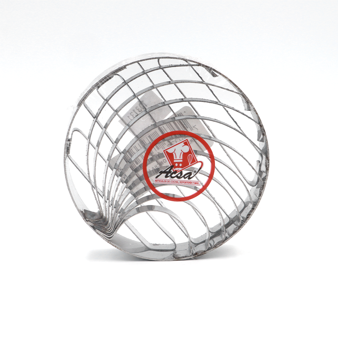CORTADOR MARCADOR CONCHA ACERO INOXIDABLE MEDIANO 10 CM ACSA