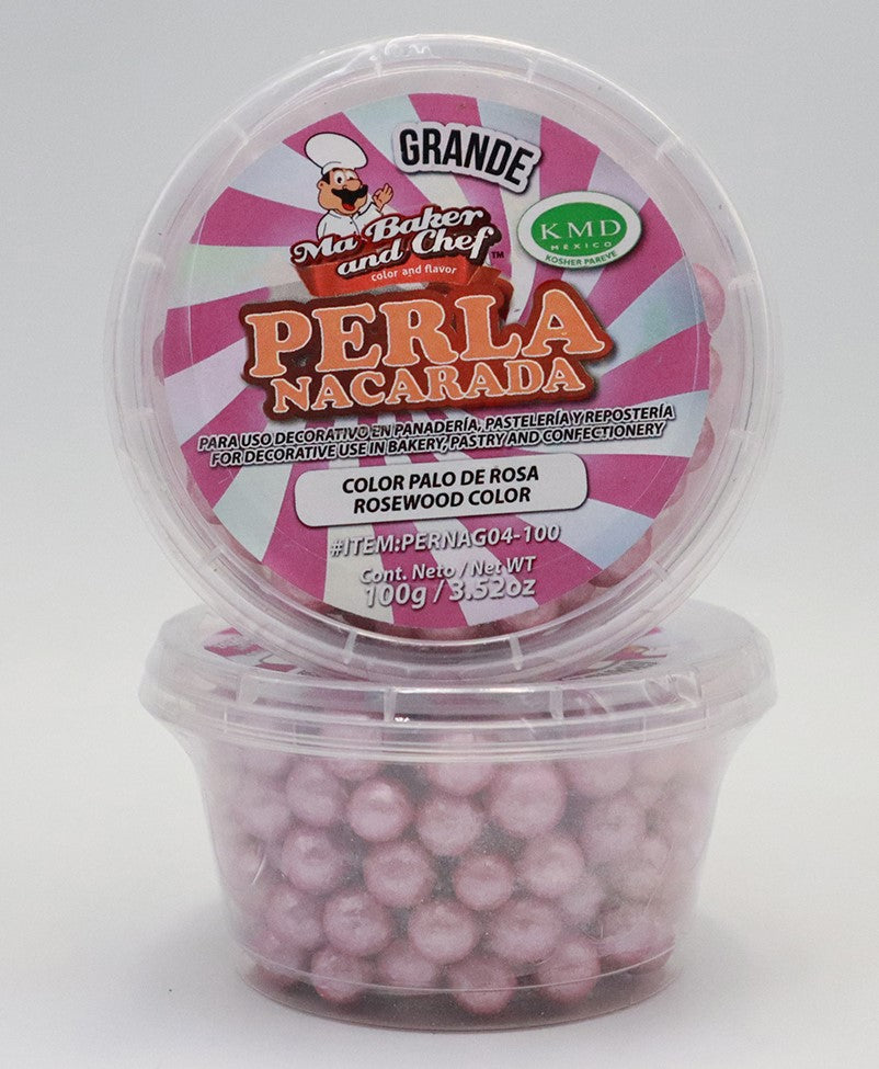 PERLA NACARADA GRANDE PALO DE ROSA MA BAKER